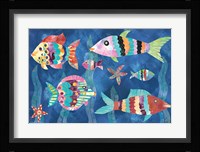 Boho Reef Fish III Fine Art Print