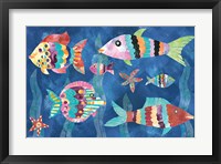 Boho Reef Fish III Fine Art Print
