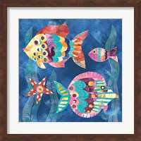 Boho Reef Fish II Fine Art Print