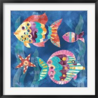 Boho Reef Fish II Fine Art Print