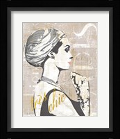 Fashion Week Paris Halftone III Fine Art Print