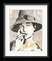 Fashion Week Paris Halftone IV Fine Art Print