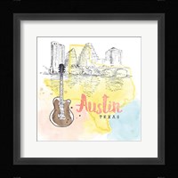 US Cities I Framed Print