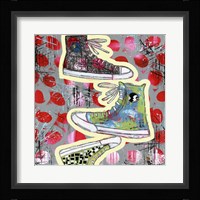 Sneaker Tower Framed Print