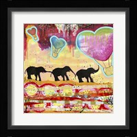 The Elephant Walk Fine Art Print