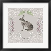 Hare & Antlers I Fine Art Print