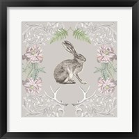 Hare & Antlers II Fine Art Print