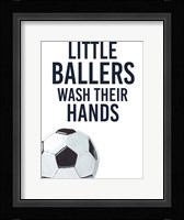 Little Ballers II Framed Print