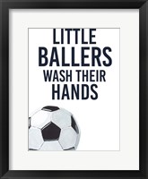 Little Ballers II Framed Print