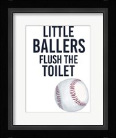 Little Ballers IV Framed Print