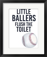 Little Ballers IV Framed Print