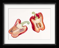 Halves of Red Pepper Fine Art Print