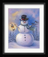 Snowman Fine Art Print