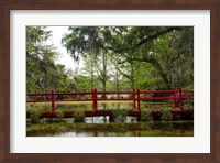 The Red Bridge Fine Art Print