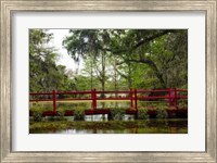The Red Bridge Fine Art Print