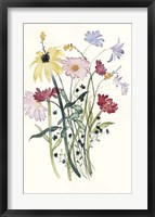 Wildflower Watercolor I Fine Art Print