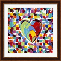 Mosaic Heart I Fine Art Print