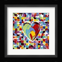 Mosaic Heart I Framed Print