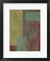 Brocade Tapestry I Framed Print
