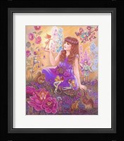 Fairies In My Garden Fine Art Print