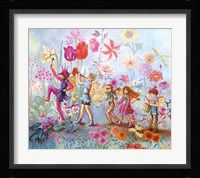 Parade Of Flowers Fine Art Print