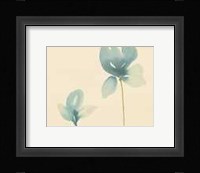 Fleurs Bleues Et Ornements II Fine Art Print