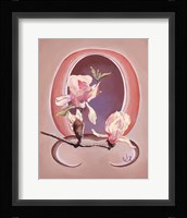 Art Deco Magnolias Framed Print