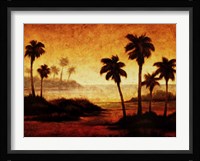 Sunset Palms II Fine Art Print