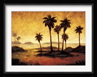 Sunset Palms I Fine Art Print