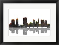 Columbus Ohio Skyline BW 1 Fine Art Print