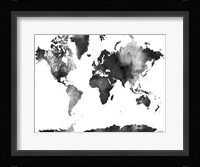 World Map BG 1 Fine Art Print