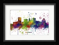 Baltimore Maryland Skyline Multi Colored 1 Fine Art Print
