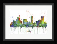 Denver Colorado Skyline Multi Colored 1 Fine Art Print