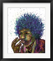 Jimi Hendrix I Framed Print