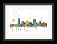 Milwaukee Wisconsin Skyline Multi Colored 1 Fine Art Print