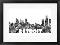 Detroit Michigan Skyline BG 2 Fine Art Print