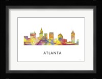 Atlanta Georgia Skyline Fine Art Print