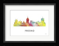 Fresno California Skyline Fine Art Print