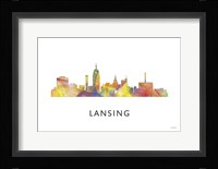 Lansing Michigan Skyline Fine Art Print
