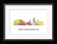 New Brunswick New Jersey Skyline Wb1 Fine Art Print