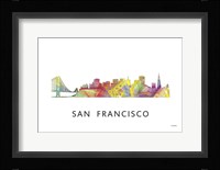 San Francisco California Skyline Fine Art Print