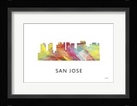 San Jose California Skyline Fine Art Print