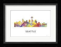 Seattle Washington Skyline Fine Art Print