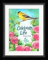 Finch Celebrate Life Fine Art Print