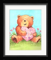 Bear With Heart Fine Art Print