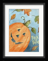 Pumpkin Trick Or Treat Fine Art Print