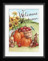 Welcome Autumn Pumpkin Fine Art Print
