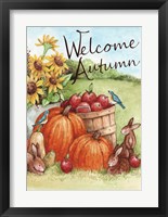 Welcome Autumn Pumpkin Fine Art Print