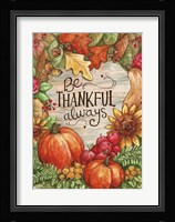 Leaves Heart Be Thankful Fine Art Print