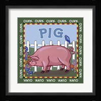 Apple Pig Fine Art Print